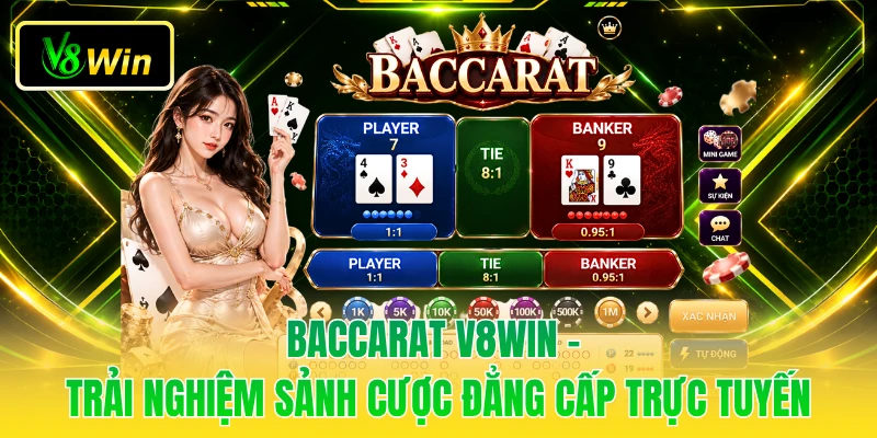 Baccarat V8WIN - Trải Nghiệm Sảnh Cược Đẳng Cấp Trực Tuyến 1 Baccarat V8WIN - Trải Nghiệm Sảnh Cược Đẳng Cấp Trực Tuyến