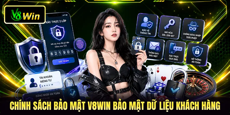 Chính Sách Bảo Mật V8WIN - 5 Quy Chuẩn An Toàn Dữ Liệu 1 Chính sách bảo mật V8WIN bảo mật dữ liệu khách hàng