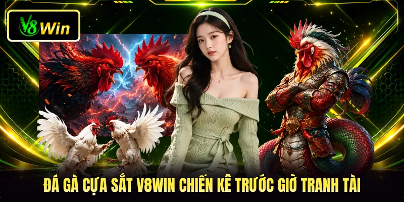Đá Gà Cựa Sắt V8WIN - Đấu Trường Trực Tiếp Kịch Tính 2 Đá gà cựa sắt V8WIN chiến kê trước giờ tranh tài